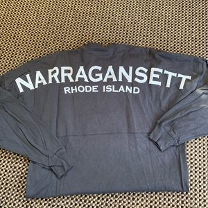 long-sleeve NARRAGANSETT RI tshirt